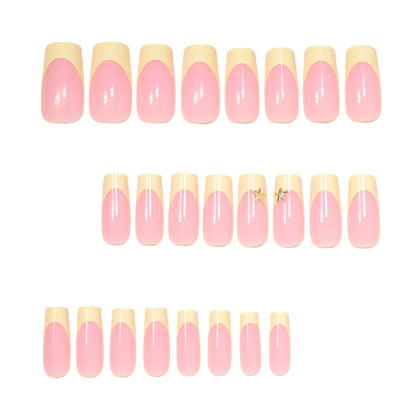 Elegant Stiletto French Tip Nail Art Acalora