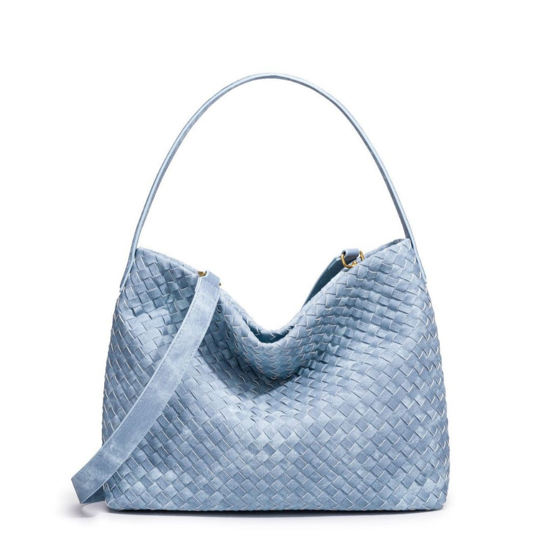 Contemporary Woven Hobo Bag Acalora