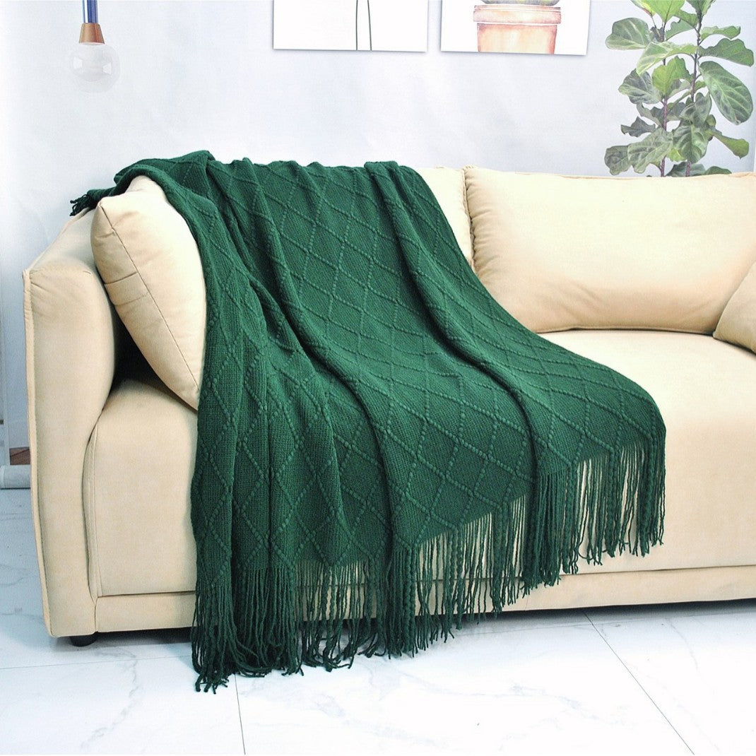 Cozy Knitted Throw