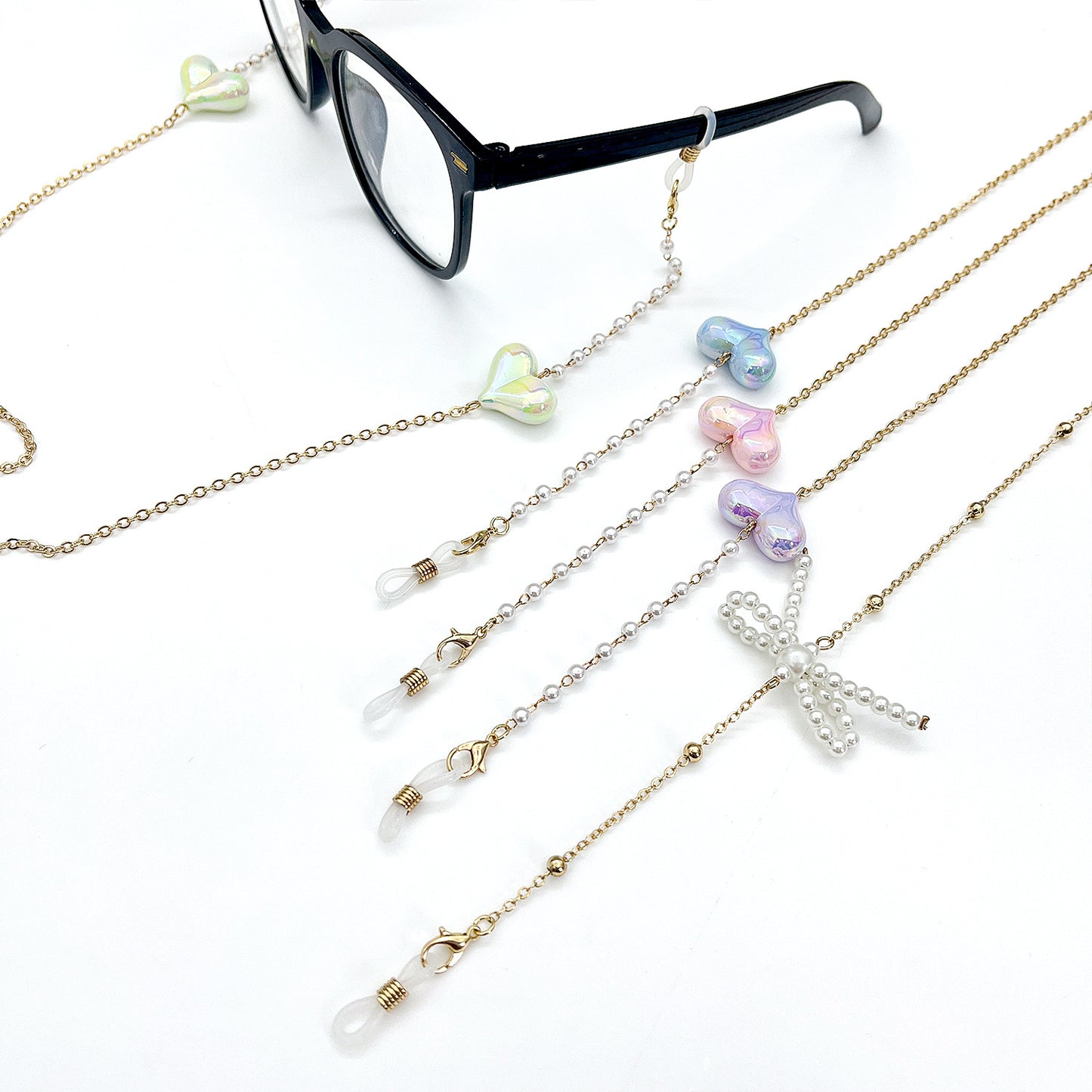 Heart-Detail Eyewear Chain Acalora