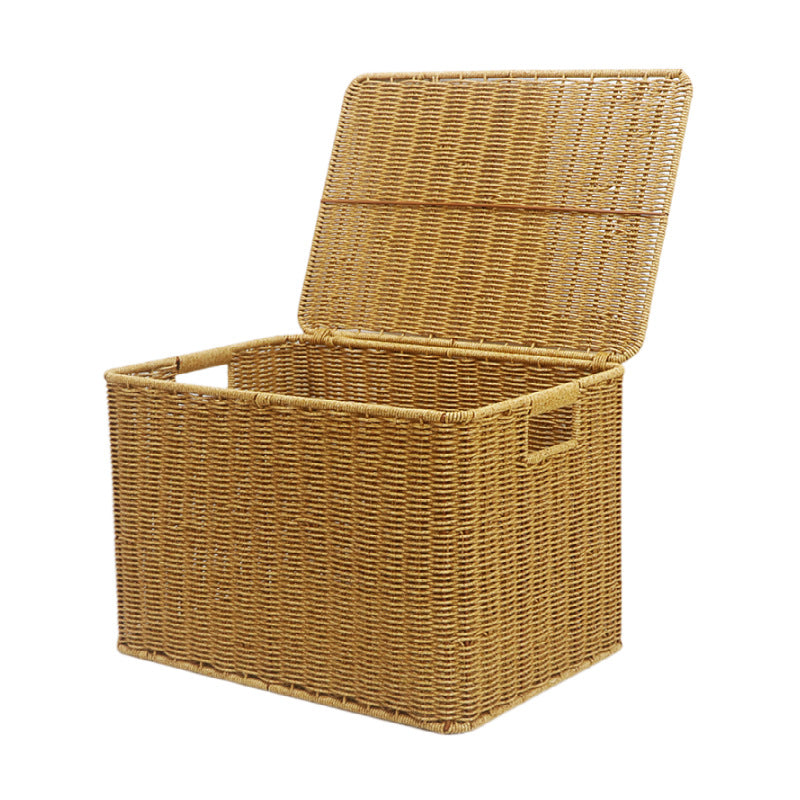 Woven Storage Chest with Lid Acalora