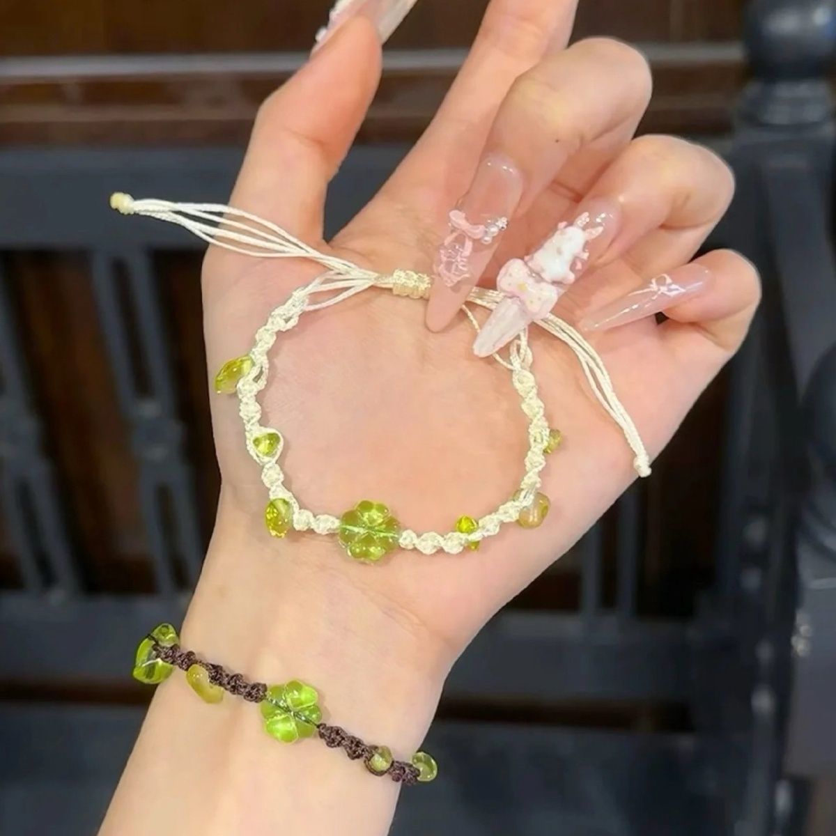 Handmade Floral Charm Bracelet Acalora