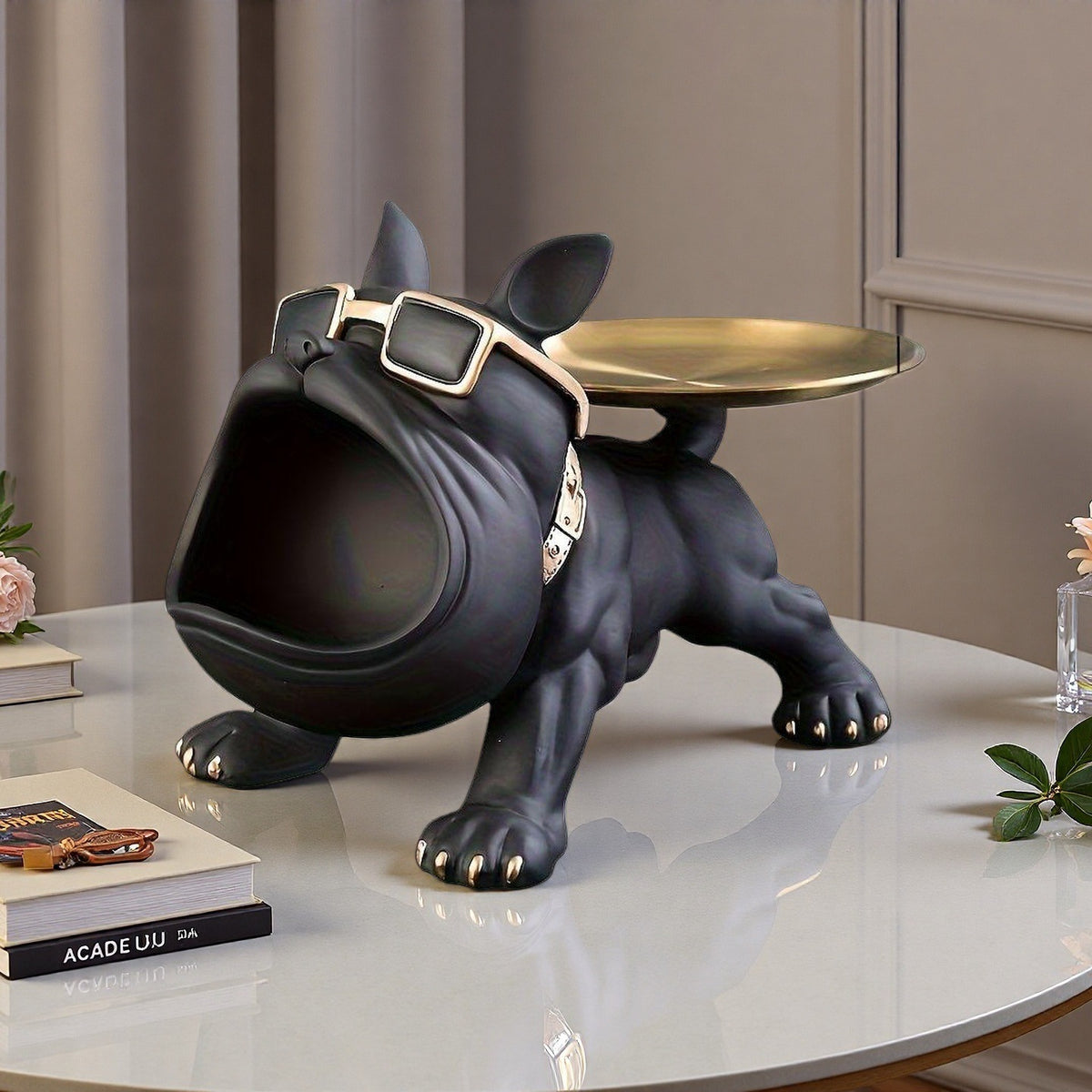 Funny decorative figure of a French Bulldog Acalora