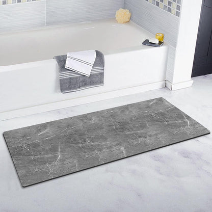 Modern Geometric Bathroom Mat Acalora