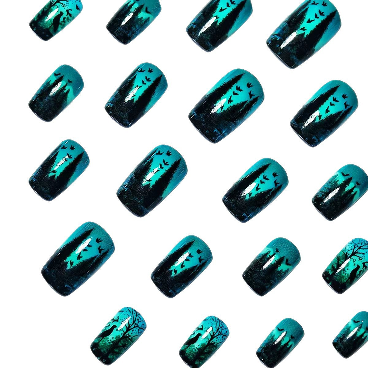 Nature-Inspired Artistic Nail Wraps Acalora