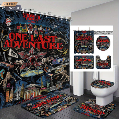 Stranger Things Adventure-Themed Digital Bathroom Set