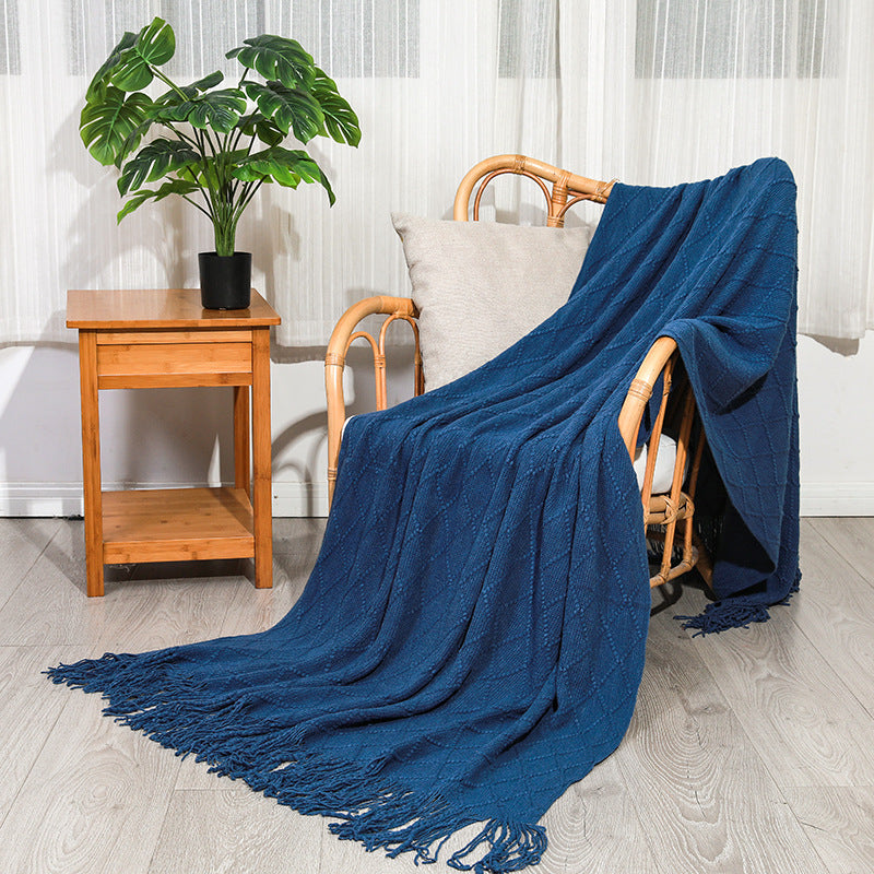 Cozy Knitted Blanket