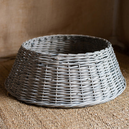 Decorative Christmas tree stand made of wicker Acalora
