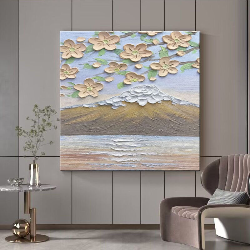 Textured Floral Landscape Wall Art