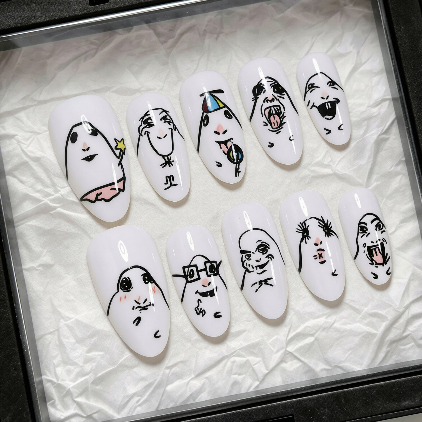 Creative Character Nail Art Tips Acalora