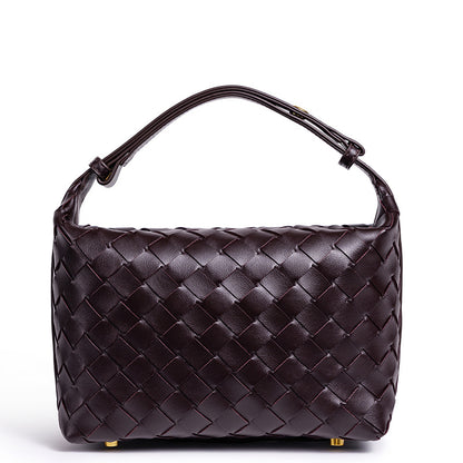Woven Leather Handbag Acalora