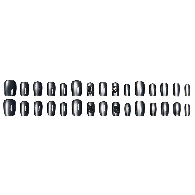 Artificial nails with trendy metallic design Acalora