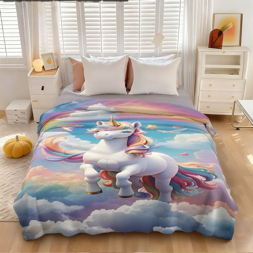 Unisex Personalized Throw Blanket