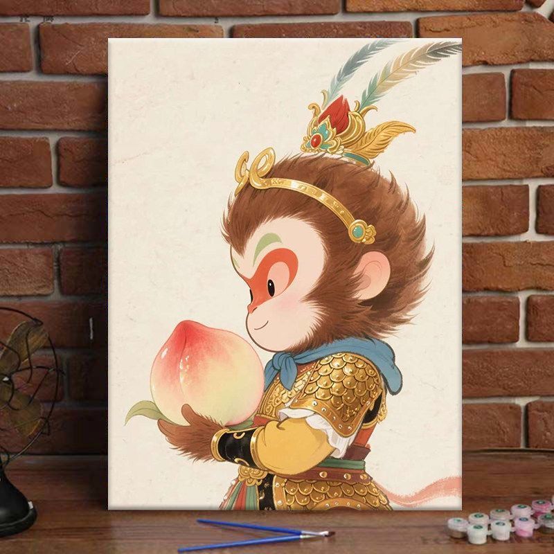 Whimsical Monkey Adventure Art Print