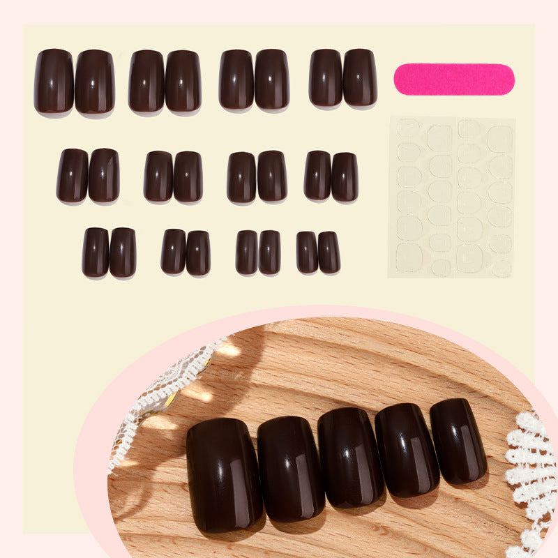 Square Press-On Nails Set Acalora