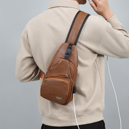 Multi-Compartment Stylish Sling Bag Acalora