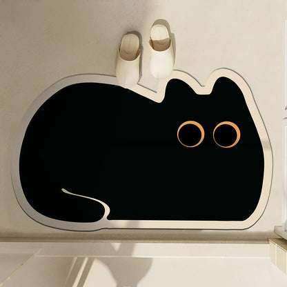 Cute Penguin-Themed Bath Mat