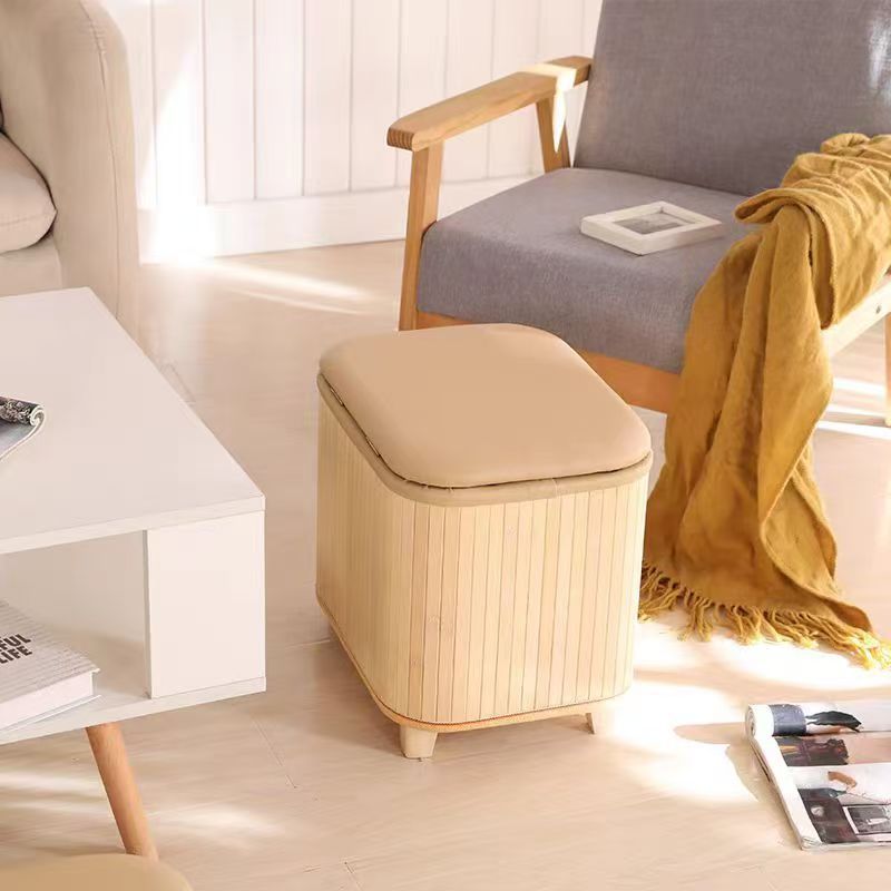 Multifunctional Stool Made of Natural Material Acalora