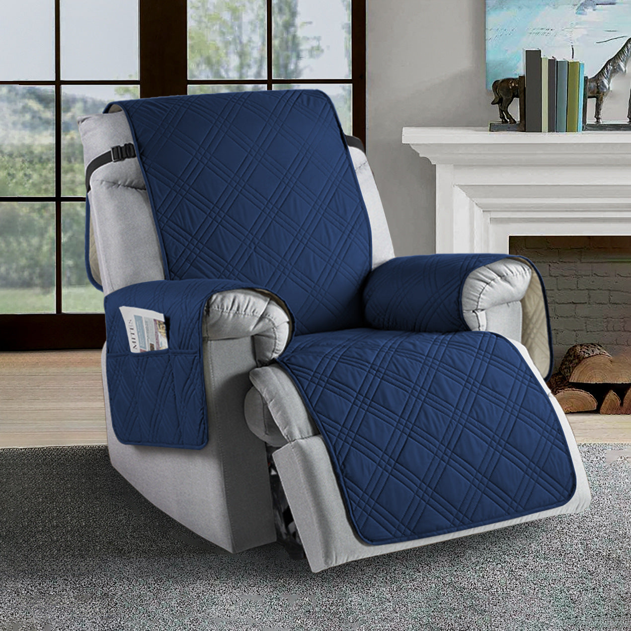 BowLift | Waterproof Recliner Slipcover | Durable Microfiber, Stain-Resistant & Universal Fit for Home Protection