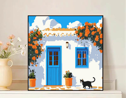 Scenic Mountain Landscape Canvas Art