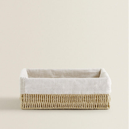 Natural Woven Storage Tray Acalora