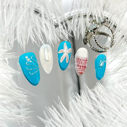 Maritime-style artificial nails Acalora