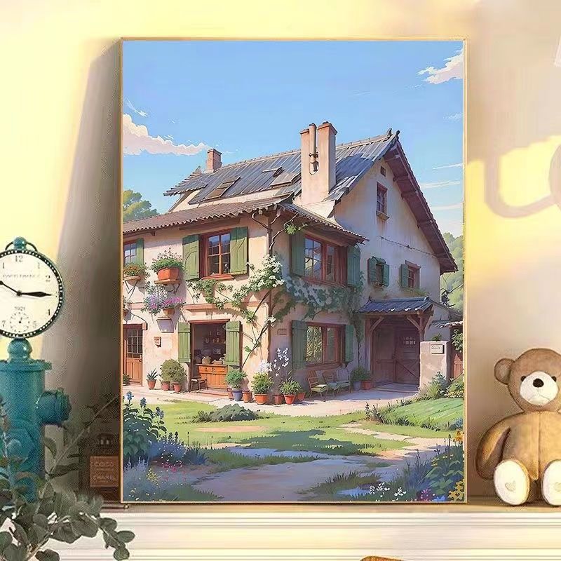 Serenity-Inspired Garden Scene Wall Art