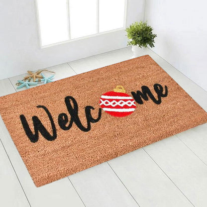 Holiday-Themed Welcome Mat