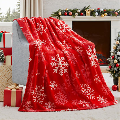 Skanto | Christmas Blanket Soft Flannel Christmas Plush Holiday Throw