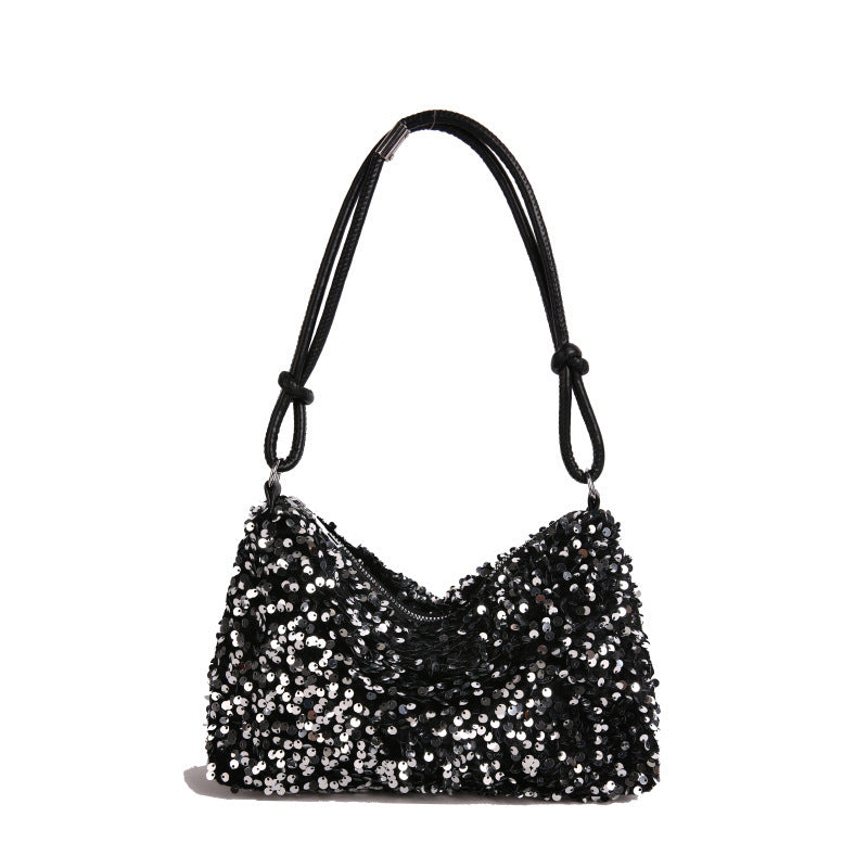 Glamorous Sequin Embellished Shoulder Bag Acalora