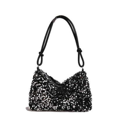 Glamorous Sequin Embellished Shoulder Bag Acalora