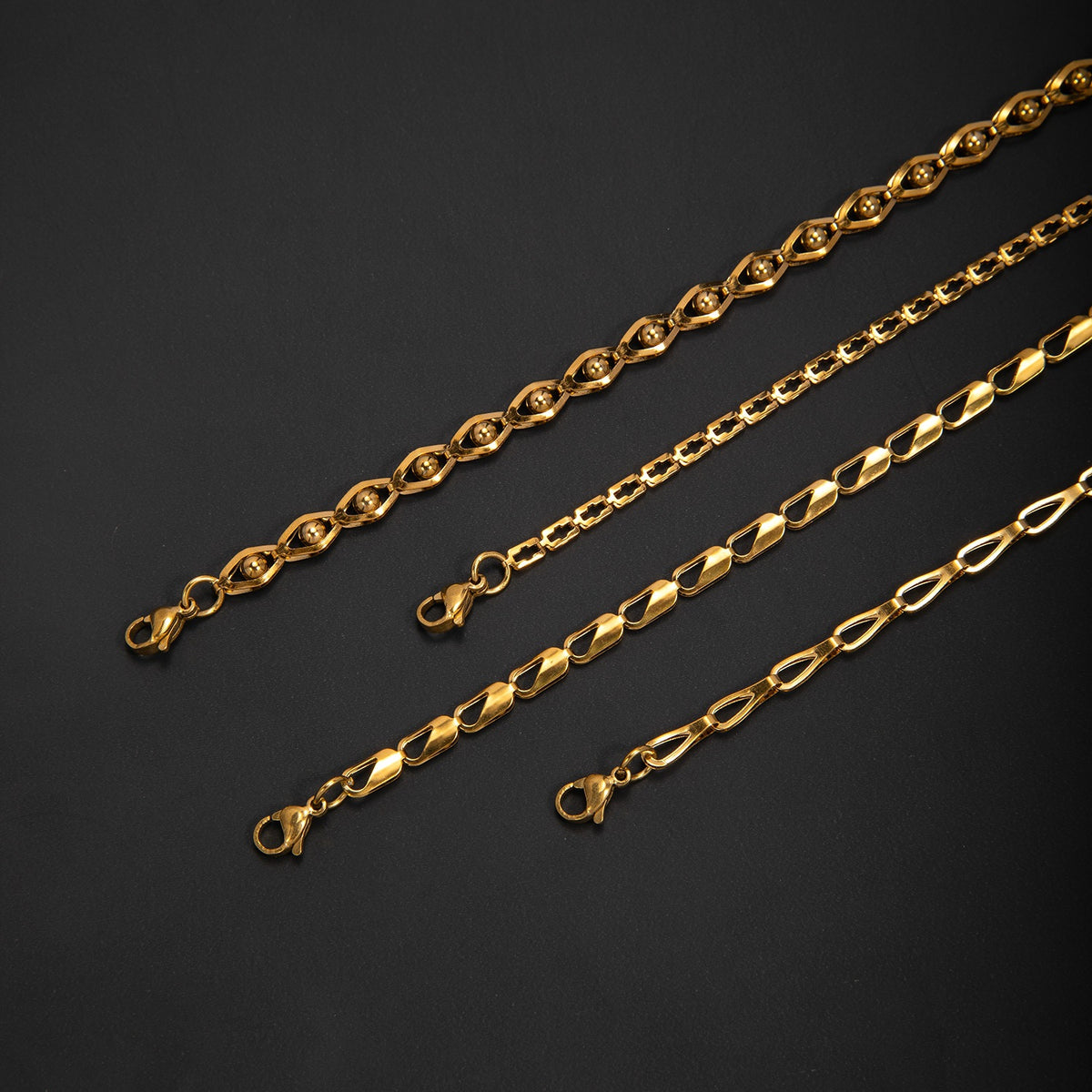 Adjustable Contemporary Link Bracelet Acalora
