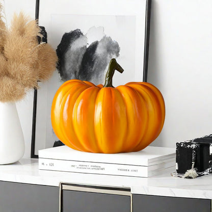 Decorative pumpkin figure as autumn probe Acalora
