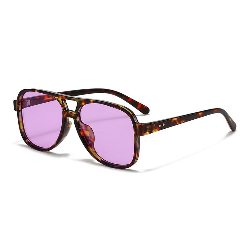 Men's Oversized Transparent Square Glasses Bowlift