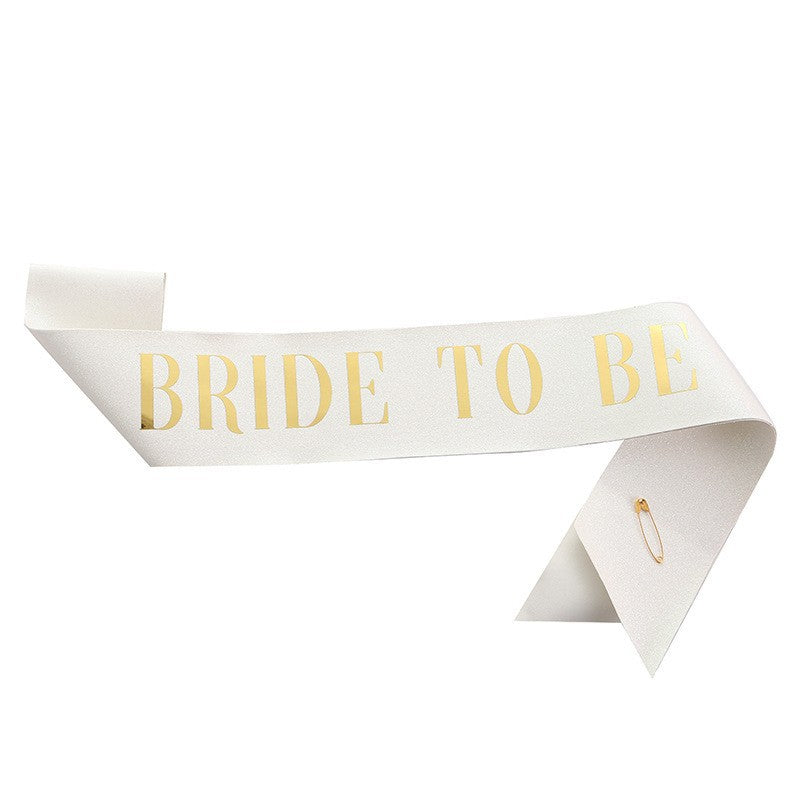 Ladies Glittering Bride Sash Kalsten