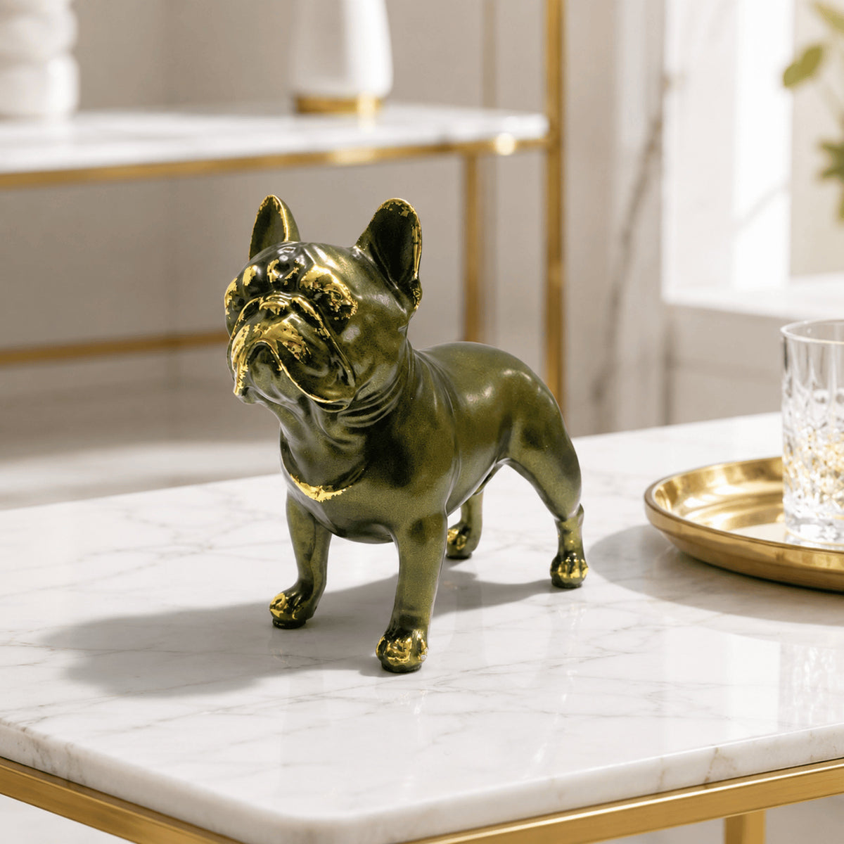 Decorative figure of a French Bulldog Acalora