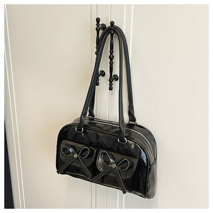 Stylish Multifunctional Handbag with Bow Detail Acalora