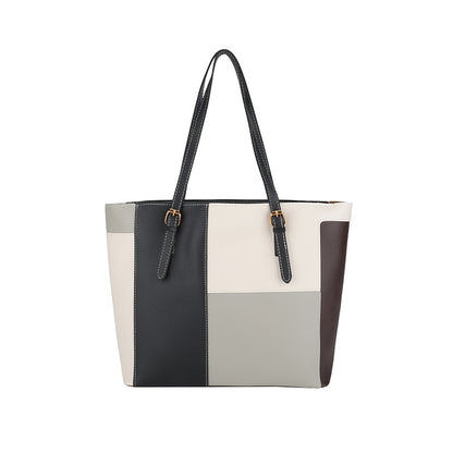 Stylish Color Block Tote Bag Acalora