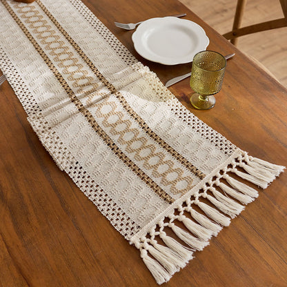 Elegant Woven Table Runner
