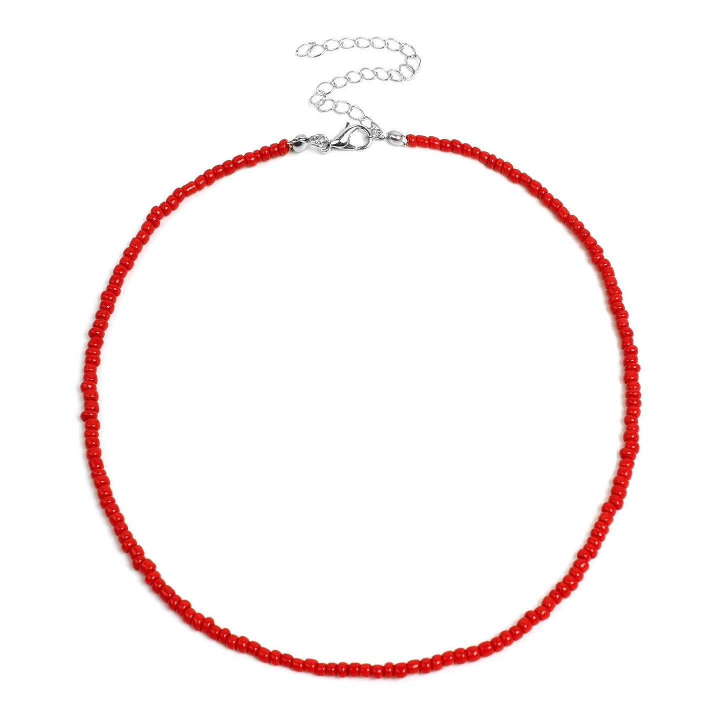 Colorful Beaded Choker Necklace Acalora