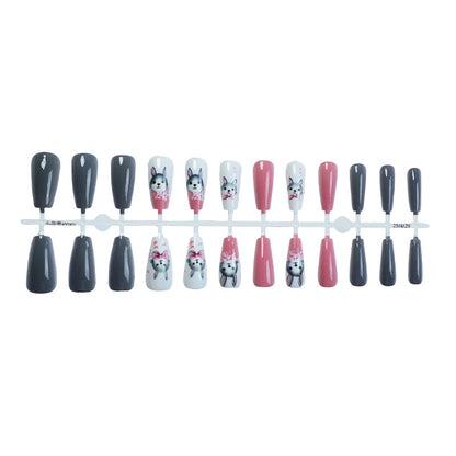 Animal-Themed Press-On Nail Art Set Acalora