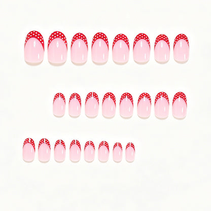 Decorative French Tip Nail Art Set Acalora