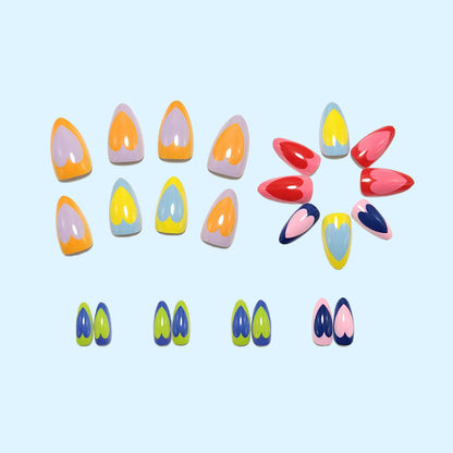 Artificial nails in modern heart design Acalora
