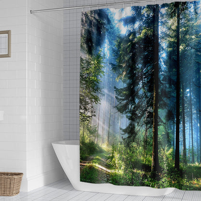 Floral Cherry Blossom Shower Curtain