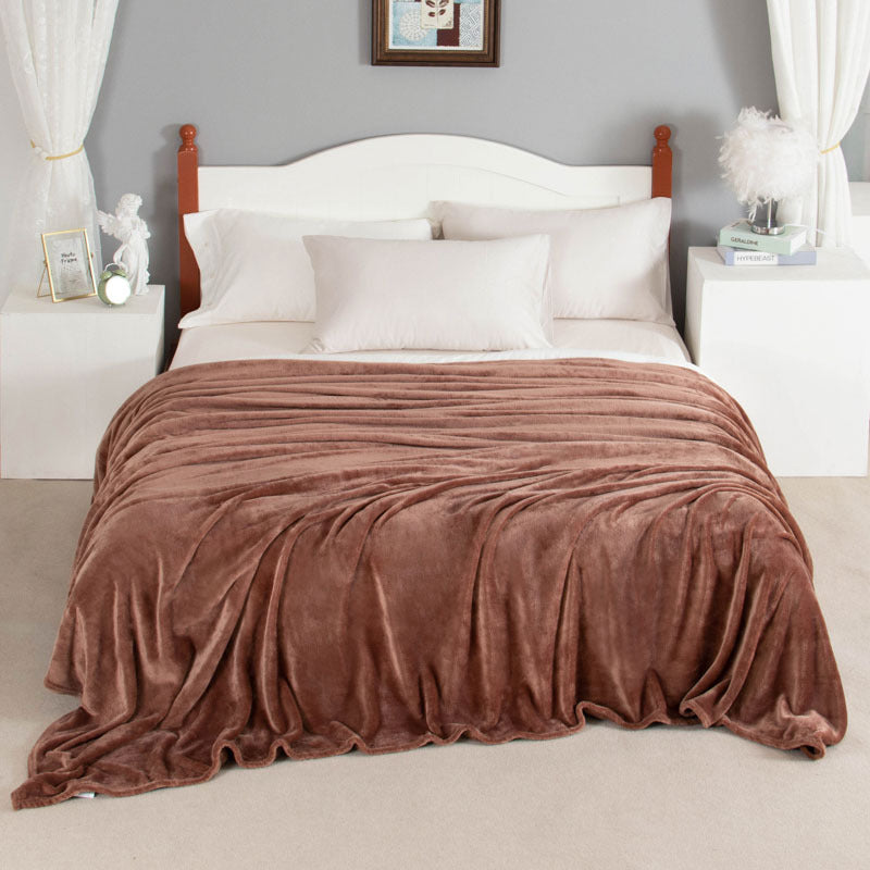 Plush Fleece Throw Blanket