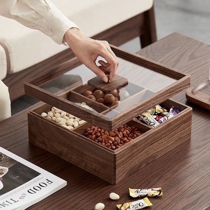 Elegant Wooden Snack Storage Acalora