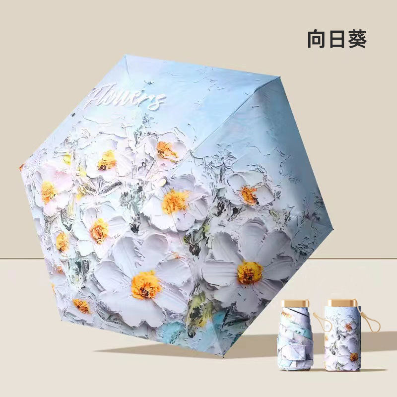 Women's UV Protection Folding Umbrella with Innovative Mechanism Brehn