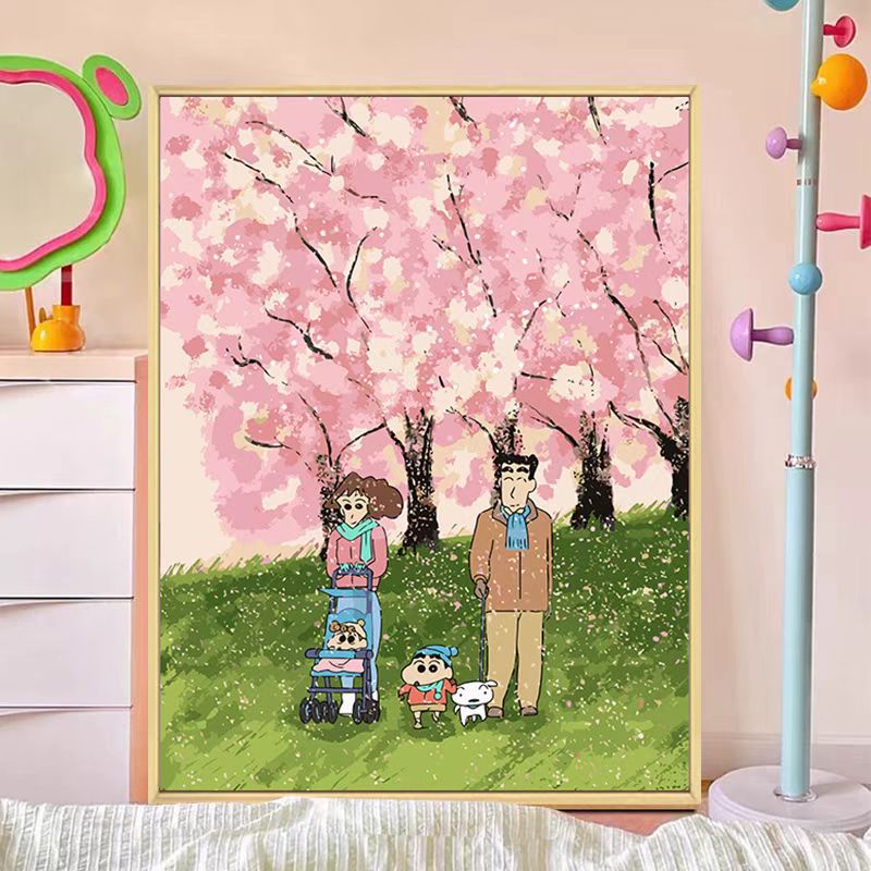 Whimsical Family-Themed Canvas Wall Art