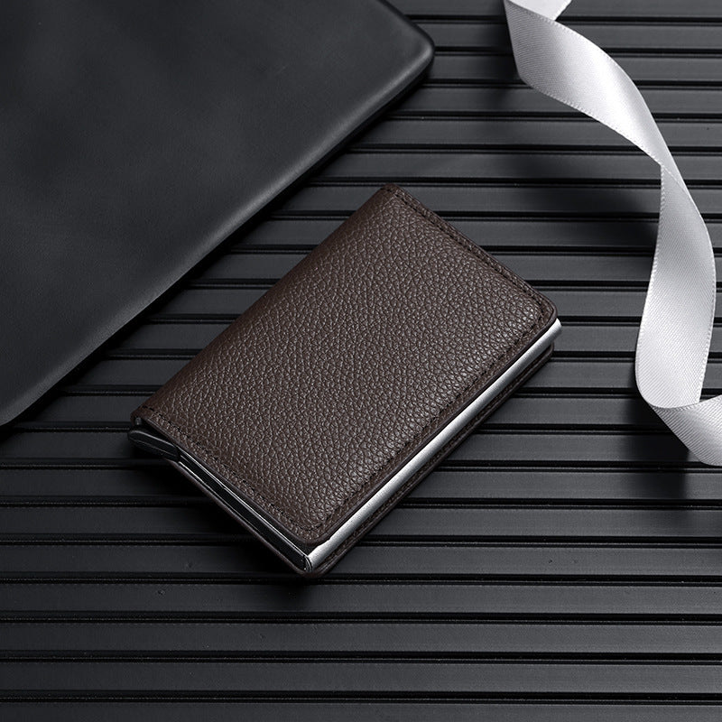 Premium Leather Business Card Holder Acalora