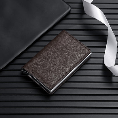 Premium Leather Business Card Holder Acalora